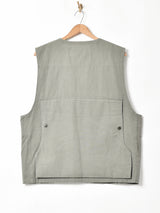 ワンポイント刺繍 ハンティングベスト