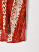 総柄 オープンカラー 半袖シャツ