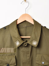 リメイク アランニット×ミリタリージャケット