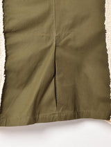 リメイク アランニット×ミリタリージャケット