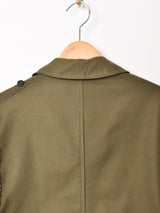 リメイク アランニット×ミリタリージャケット