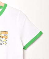 Meridian 「GARFIELD」クロップド リンガーTシャツ