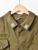 リメイク アランニット×ミリタリージャケット