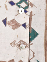 総柄 オープンカラー 半袖シャツ