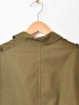 リメイク アランニット×ミリタリージャケット