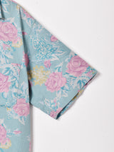 Lee 花柄 オープンカラー 半袖シャツ