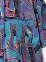 アメリカ製 総柄 半袖シャツ