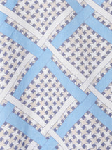 オープンカラー 総柄 長袖 ワンピース