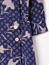 アメリカ製 総柄 長袖ワンピース