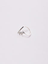 V字 シルバーリング