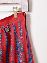 西ドイツ製 ストライプ チロルスカート