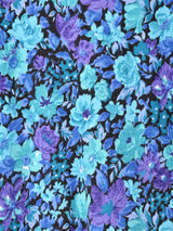 アメリカ製 レースデザイン 花柄 長袖ワンピース