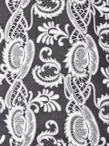 総柄 モノトーン 半袖シャツ