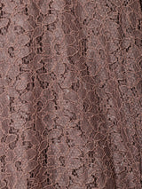 長袖 レースシャツ