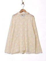 アメリカ製 長袖 レースシャツ