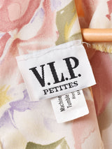 アメリカ製 花柄 七分袖 ワンピース