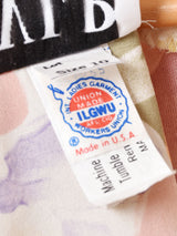 アメリカ製 花柄 七分袖 ワンピース