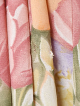 アメリカ製 花柄 七分袖 ワンピース