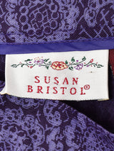 アメリカ製 Susan Briston 花 総柄スカート