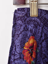 アメリカ製 Susan Briston 花 総柄スカート