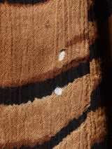 アニマル柄 長袖ワンピース