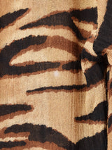 アニマル柄 長袖ワンピース