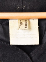 フロントオープン 花柄 長袖ワンピース