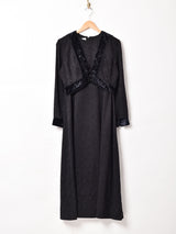 ペイズリー柄 刺繍 ワンピース