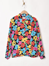 LizClaibone 花柄 長袖ブラウス