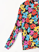 LizClaibone 花柄 長袖ブラウス