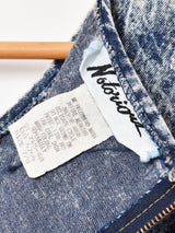 アメリカ製 ケミカルウォッシュデニム 長袖ワンピース