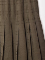 織り柄 プリーツスカート