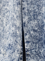 アメリカ製 ケミカルウォッシュデニム 長袖ワンピース