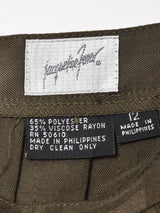 織り柄 プリーツスカート