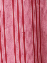 カナダ製 ストライプ パフスリーブ 長袖ブラウス