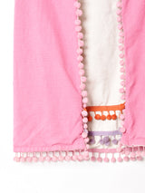 ポンポン リバーシブルベスト