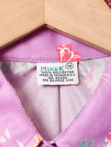 花柄 長袖ブラウス