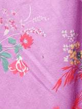 花柄 長袖ブラウス