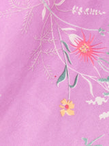 花柄 長袖ブラウス