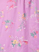 花柄 長袖ブラウス