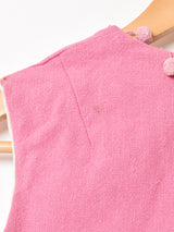 ポンポン リバーシブルベスト