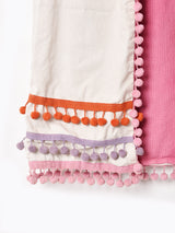 ポンポン リバーシブルベスト