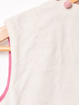 ポンポン リバーシブルベスト