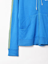 パッチ付き ラインパーカー