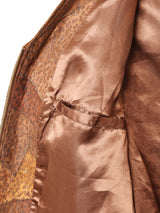 レオパード パッチワーク スエードベスト