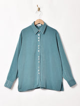 シェルボタン 長袖シャツ