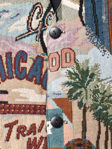 風景柄 タペストリーベスト