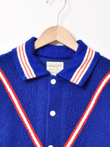 フロントオープン 半袖 ライントップス