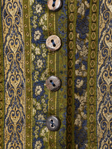 総柄 ジャガード織り ベスト