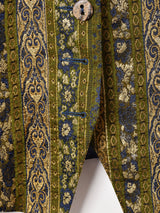 総柄 ジャガード織り ベスト